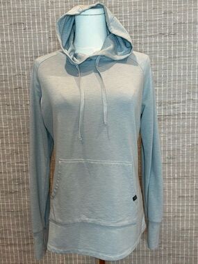 🩷 Free Fly Women's Bamboo Fleece Pullover Hoodie in Heather Marine 🩷